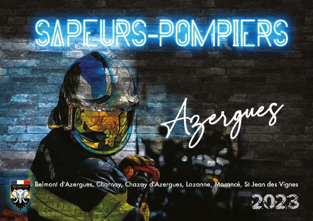 Calendriers 2023 des Pompiers - Mairie de Chazay d'Azergues